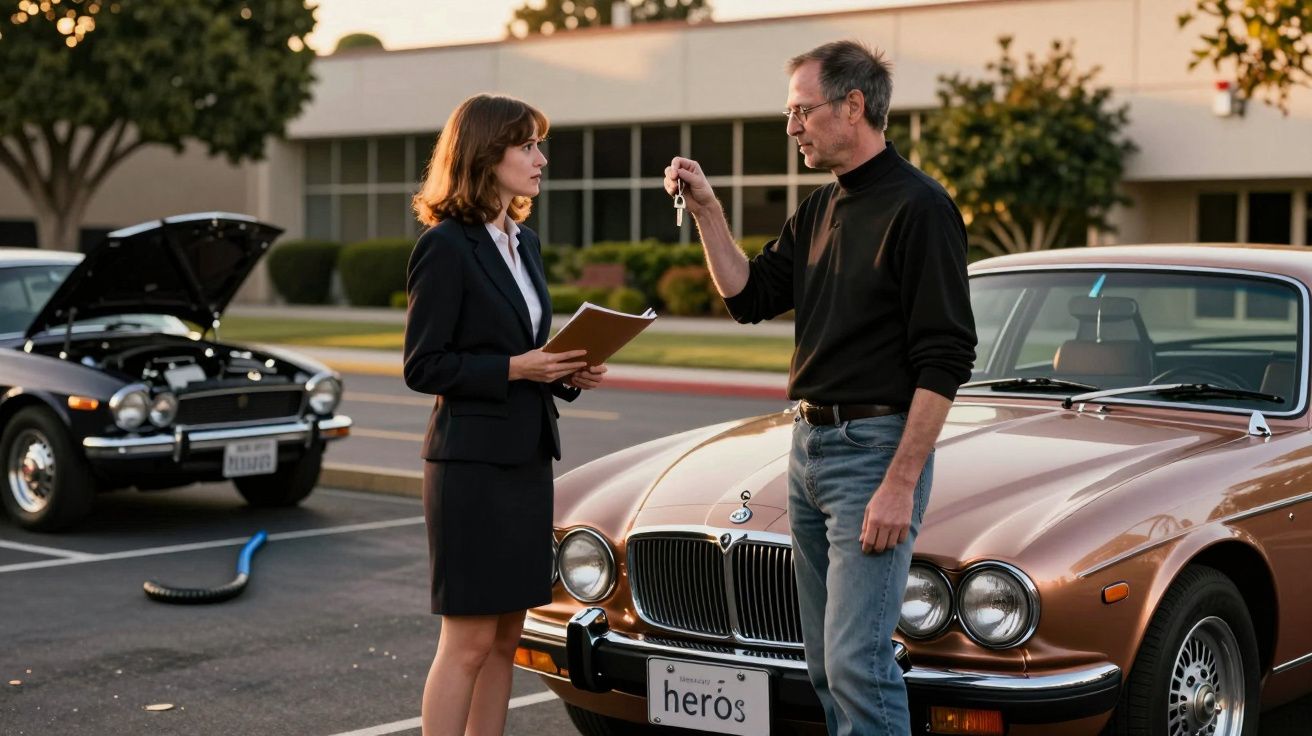 A secretária de Steve Jobs chegou tarde porque o carro não pegou. Ele deu-lhe as chaves de um Jaguar novo e disse: "Aqui está, nunca mais chegues atrasada."